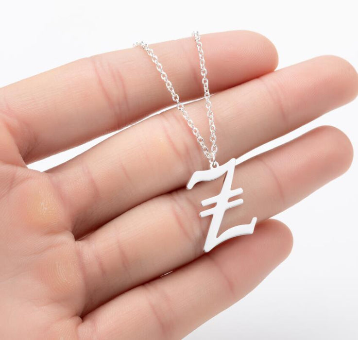 Cross-border African, Japanese and Korean simple bird, flower, leaf geometric necklace, stainless steel pendant