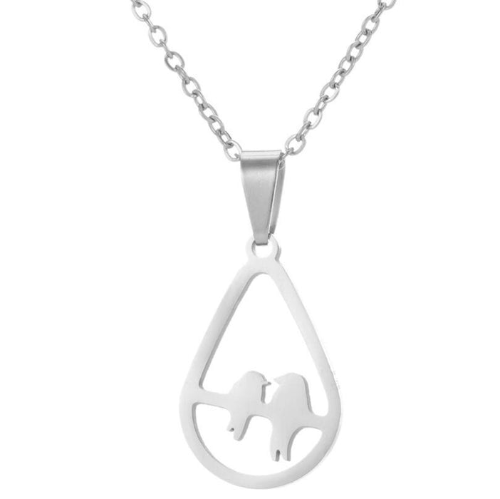 Collar con colgante de gato saltando, nueva cadena de clavícula hueca geométrica de mascota de dibujos animados de comercio exterior, joyería femenina