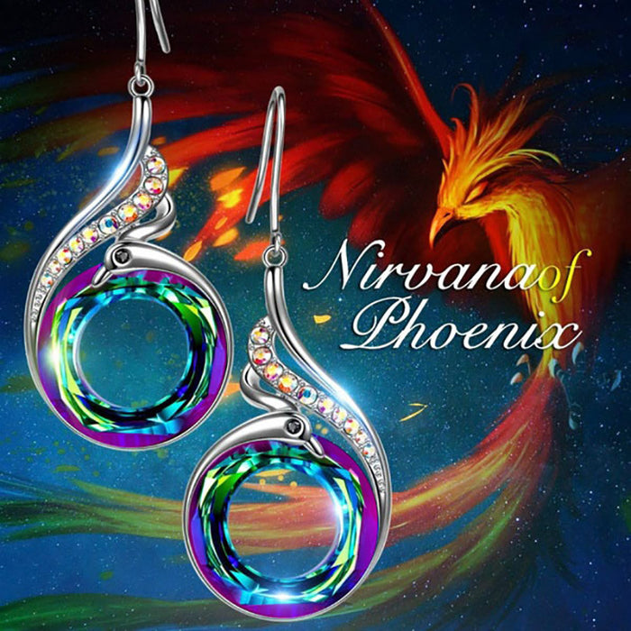 Beautiful and simple peacock shape earrings creative earrings