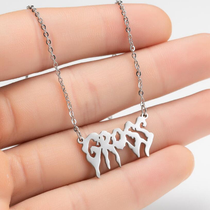 Butterfly necklace, Korean style new small fresh stainless steel clavicle necklace for girls spot wholesale