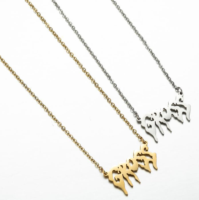 Butterfly necklace, Korean style new small fresh stainless steel clavicle necklace for girls spot wholesale