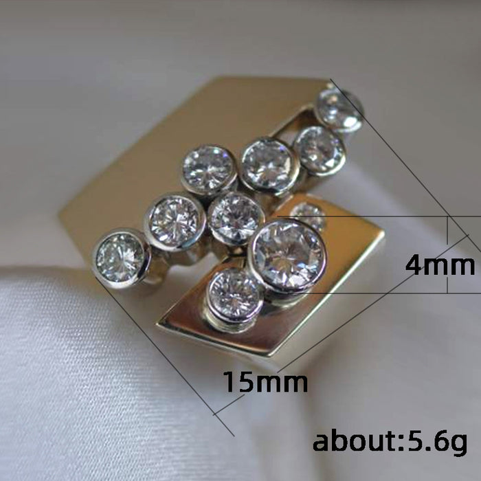 Gold Unique Shape Women's Ring
