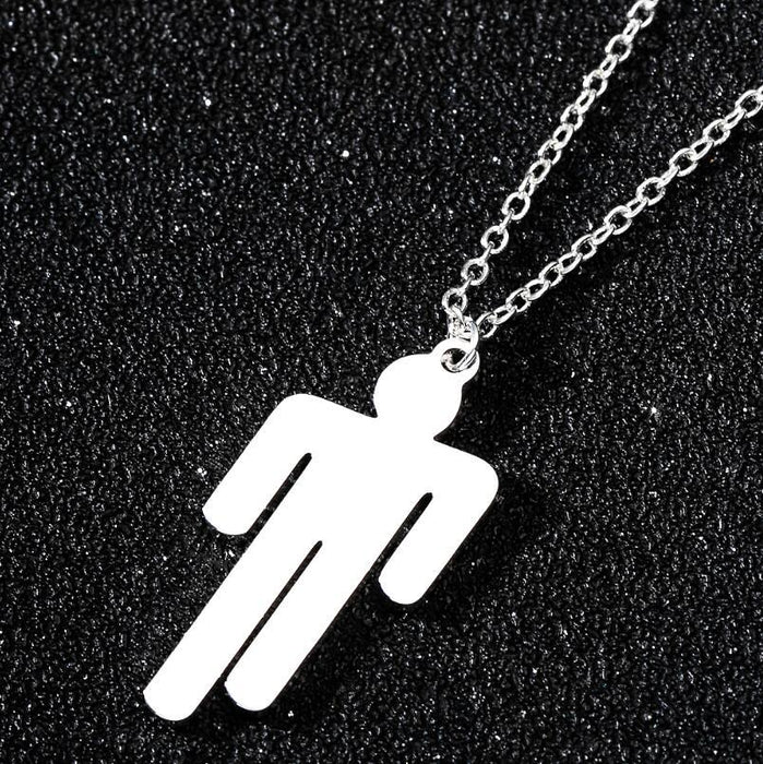 Pendant necklace, European and American punk style rapper hip-hop clavicle necklace for men