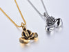 Retro and old big scorpion stainless steel necklace wholesale - wallojewerly 