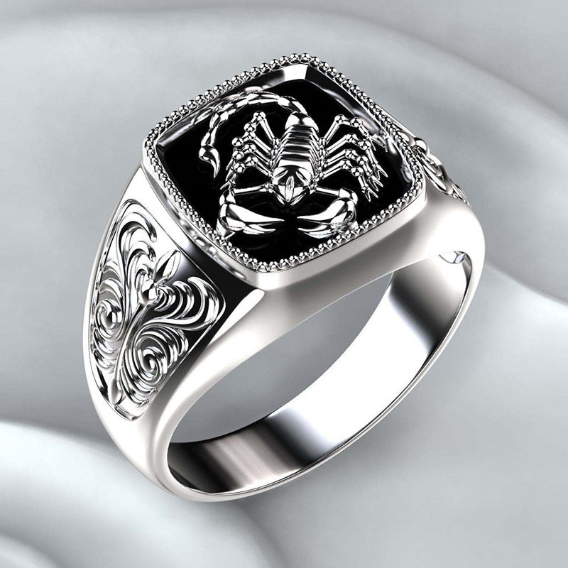 Anillo de escorpión galvanizado