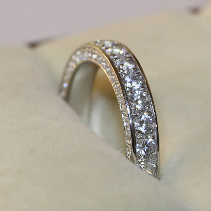 Micro-paved Zirconia Women's Ring