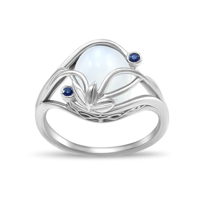 Classic Hollow Imitation Pearl Women's Ring