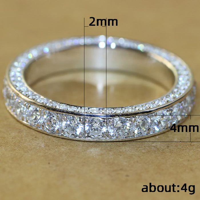 Micro-paved Zirconia Women's Ring