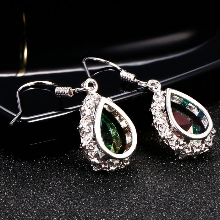 Classic vintage crystal earrings