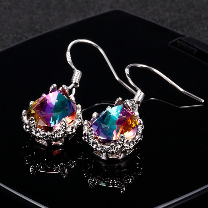 Classic vintage crystal earrings