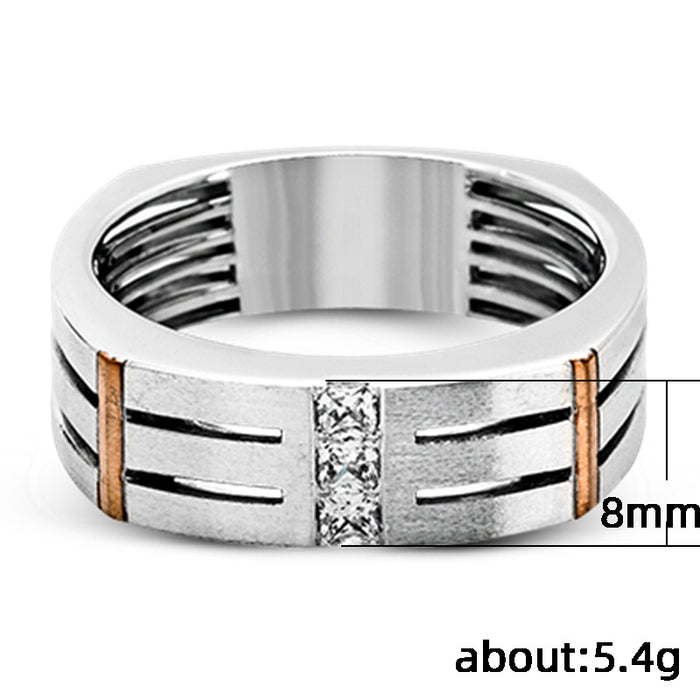 Retro style zircon ring personality women's accessories