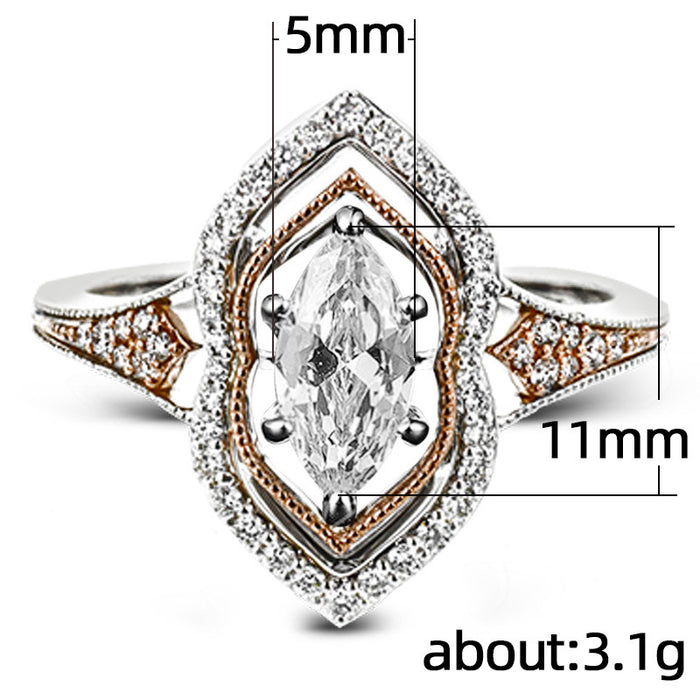 Large Marquise Zirconia Ring