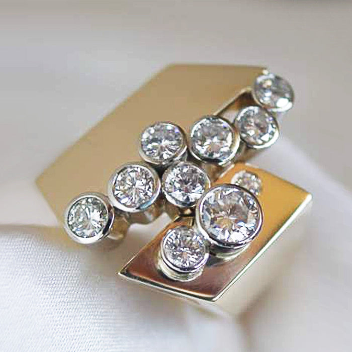 Gold Unique Shape Women's Ring
