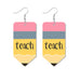 Vintage Sports Leather Earrings with Baseball, Basketball, Football Designs - wallojewerly 