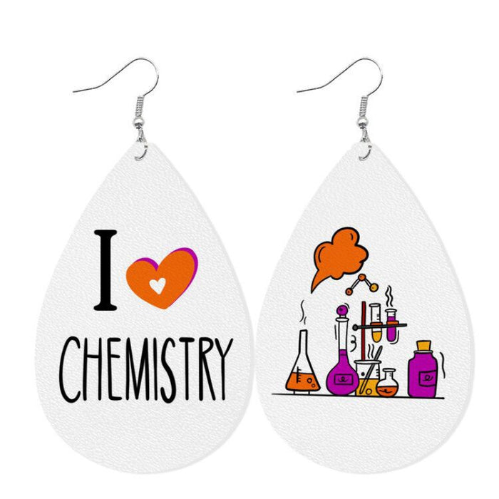 Vintage Sports Leather Earrings with Baseball, Basketball, Football Designs - wallojewerly 