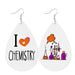 Vintage Sports Leather Earrings with Baseball, Basketball, Football Designs - wallojewerly 