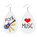 Vintage Sports Leather Earrings with Baseball, Basketball, Football Designs - wallojewerly 
