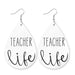 Vintage Sports Leather Earrings with Baseball, Basketball, Football Designs - wallojewerly 