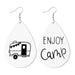Vintage Sports Leather Earrings with Baseball, Basketball, Football Designs - wallojewerly 