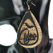 Original Halloween Pumpkin, Witch, and Cat Earrings with Velvet Design - wallojewerly 