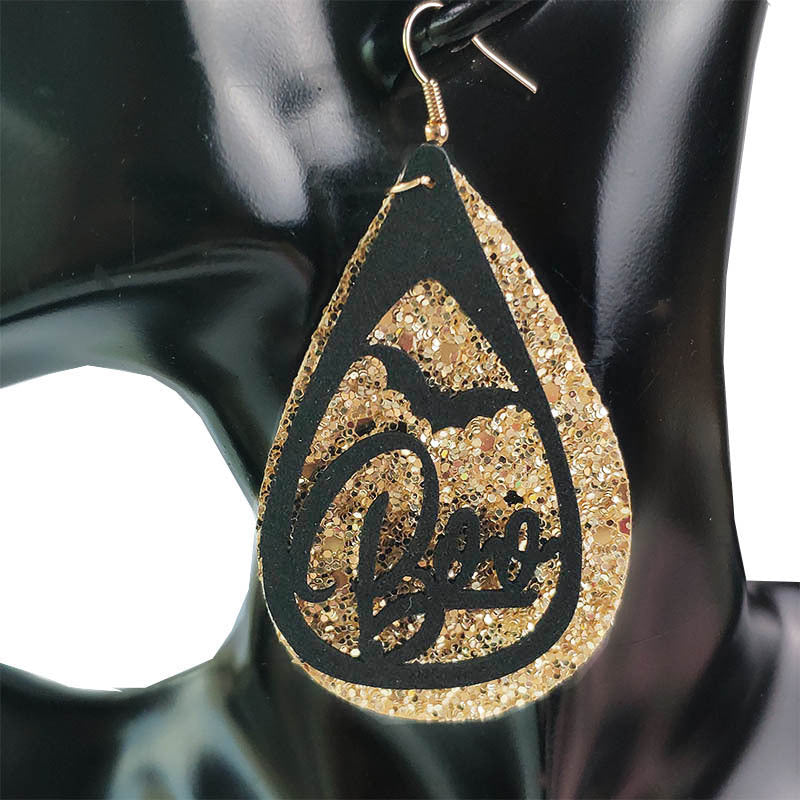 Original Halloween Pumpkin, Witch, and Cat Earrings with Velvet Design - wallojewerly 