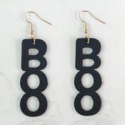Original Halloween Pumpkin and Bat Earrings with Velvet Design - wallojewerly 