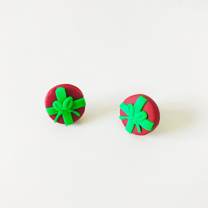 Handmade Soft Clay Earrings - Unique and Trendy, Perfect for Students