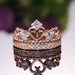 Hollow pattern diamond inlaid platinum ring couple ring - wallojewerly 