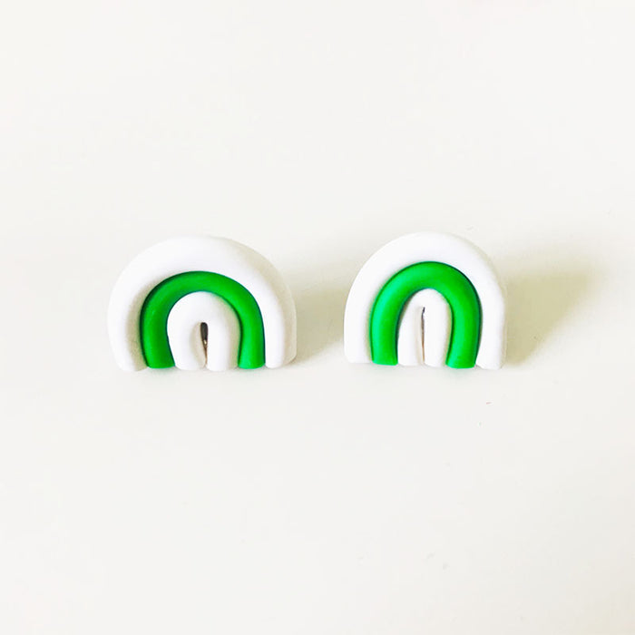 Handmade Soft Clay Earrings - Unique and Trendy, Perfect for Students