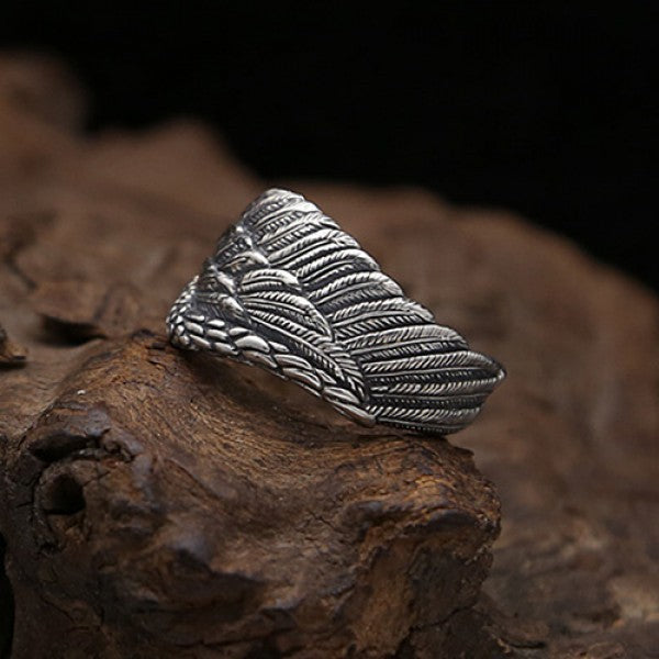 Zirconia X-shaped ring trendy punk ring