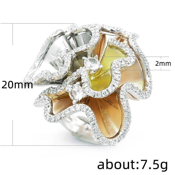 Women's crystal rings fashion accessories