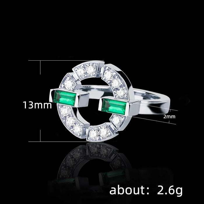 Anillo unisex con forma de perla, anillo entero