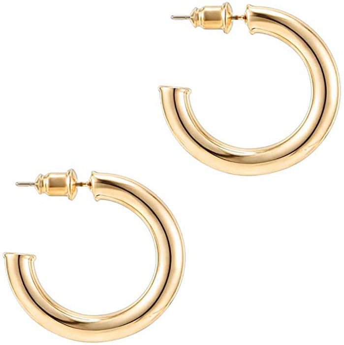 Hoop Earrings Wholesale, Amazon C-Shaped Earrings 14K Earrings