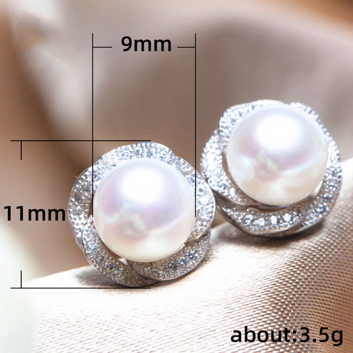 Hollow source of life necklace imitation pearl European and American  jewelry