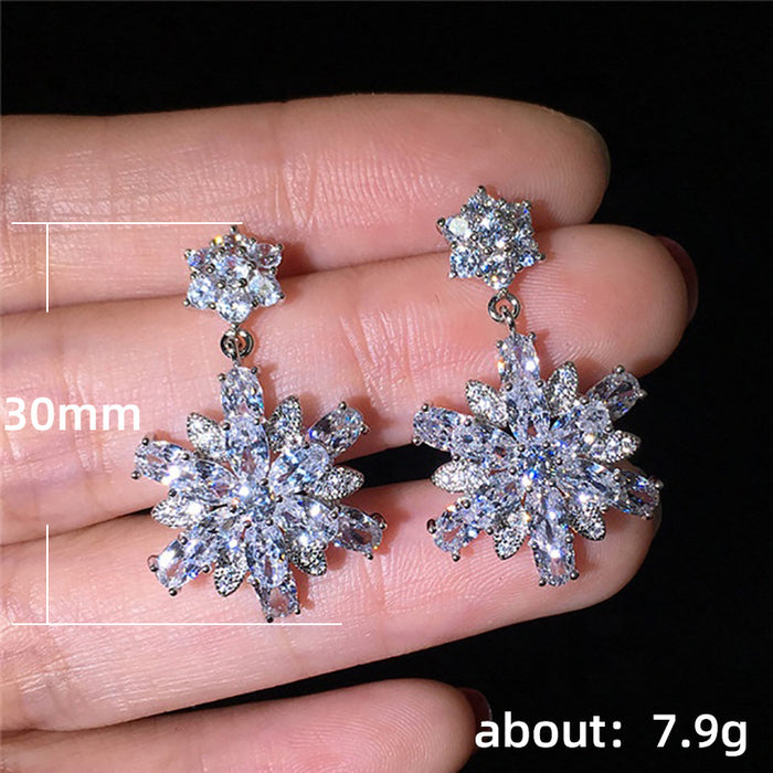 Ice Flower Women's Earrings Fashion Earrings Wholesale