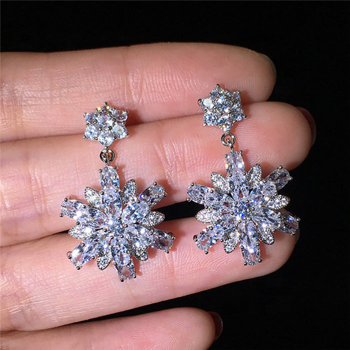 Ice Flower Women's Earrings Fashion Earrings Wholesale