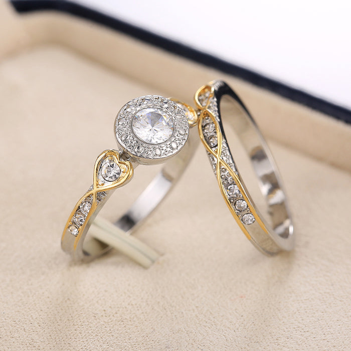 Hand-inlaid ring unique creativity