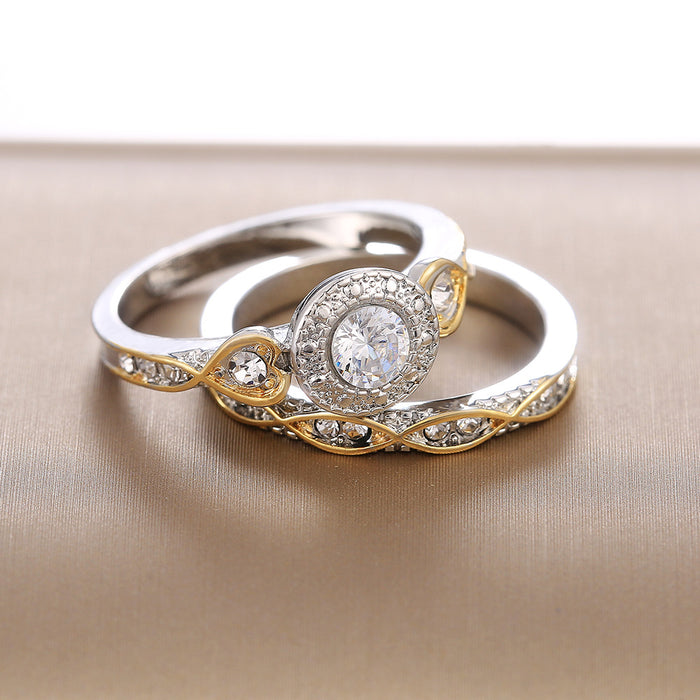 Hand-inlaid ring unique creativity