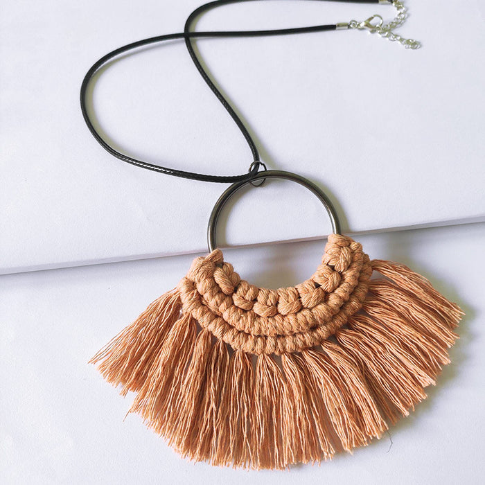 Retro Pendant Necklace with Artistic Charm