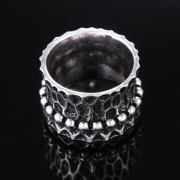 Punk alloy skull shape men's ring