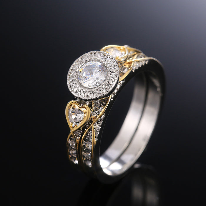 Hand-inlaid ring unique creativity