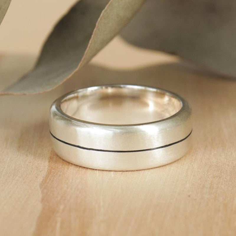 Anillo de pareja de mano simple, joyería de mano europea y americana