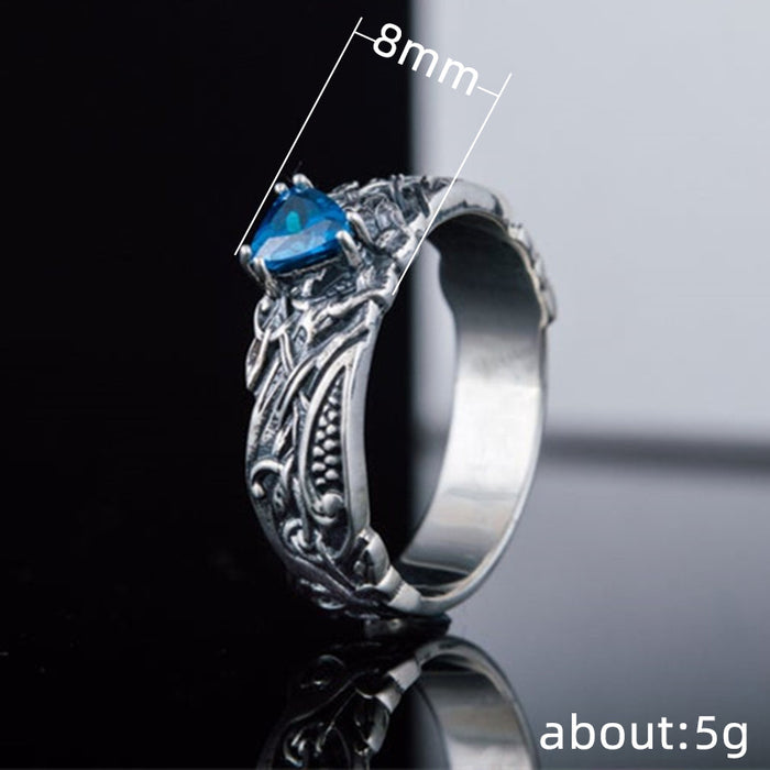 Vintage style zircon wedding ring engagement jewelry