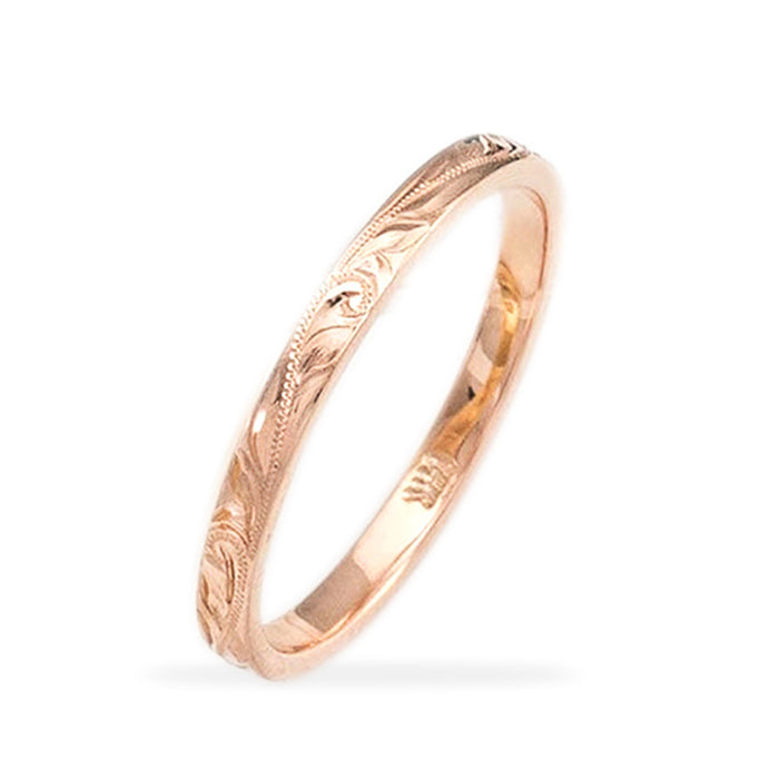 Fashion creative embossed texture copper ring party pinky ring