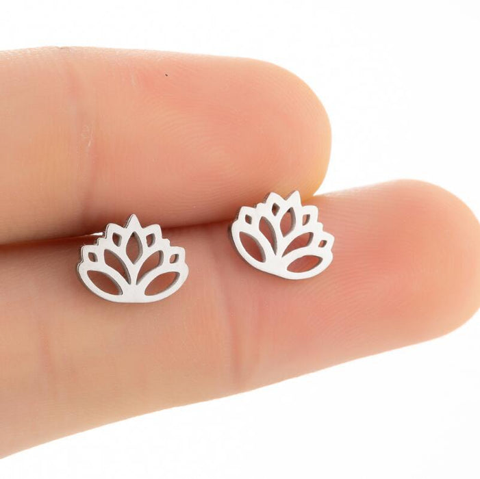 Pendientes de copo de nieve de hoja, pendientes de semana fresca de estilo forestal para mujeres coreanas, pendientes sencillos para novias