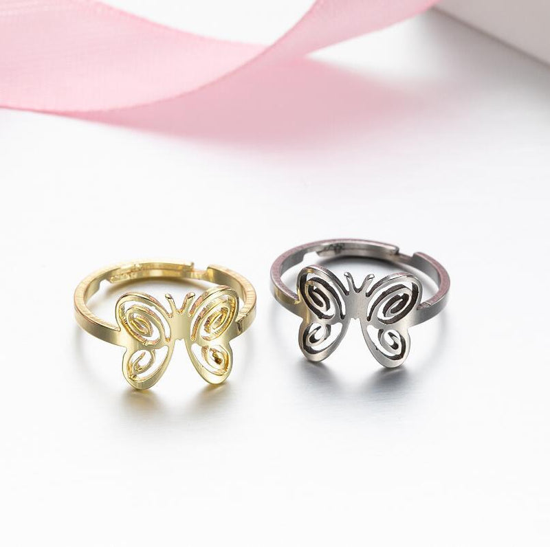 Stainless steel geometric retro open ring, star and moon adjustable hand jewelry wholesale