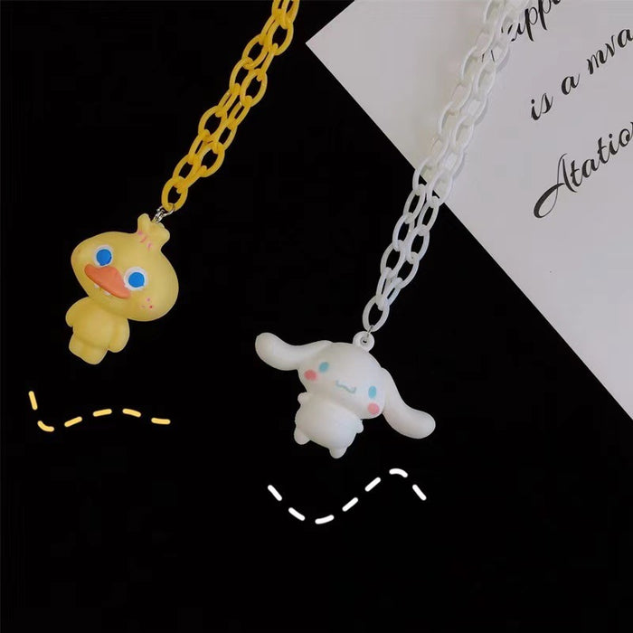 Puppy necklace cute cartoon girl pendant jewelry