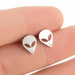 Cartoon stainless steel delicate stud earrings