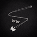 Stainless steel chain Butterfly design stainless steel set necklace