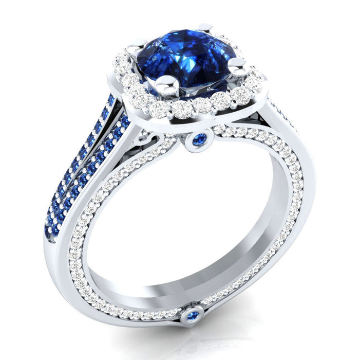 Luxury OL style women's zircon ring